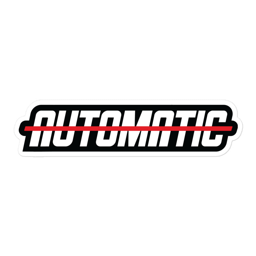 Anti-Automatic Sticker - White Type